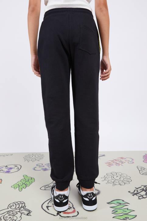 Eleven Paris baffie noir enfants F6Z2195 vêtements