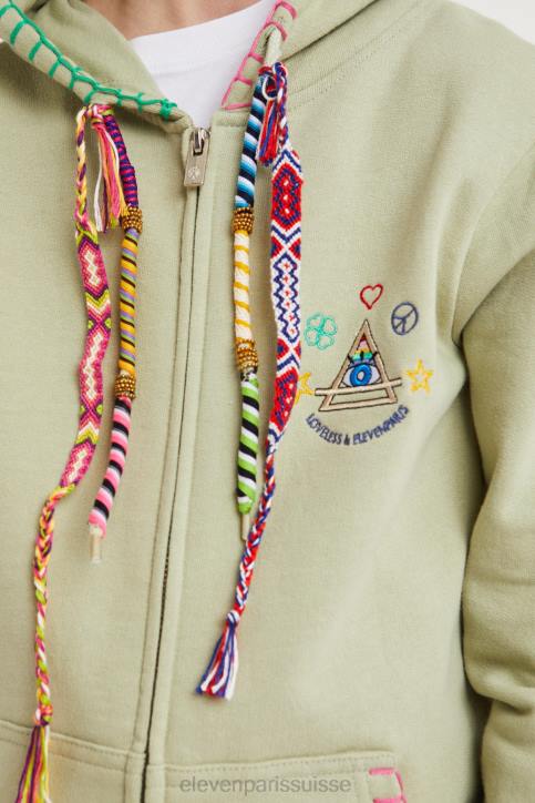 Eleven Paris belfort kiwi transpirer peu sans amour enfants F6Z2232 vêtements