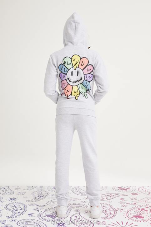 Eleven Paris lavega gris clair mélangé enfants F6Z2245 vêtements