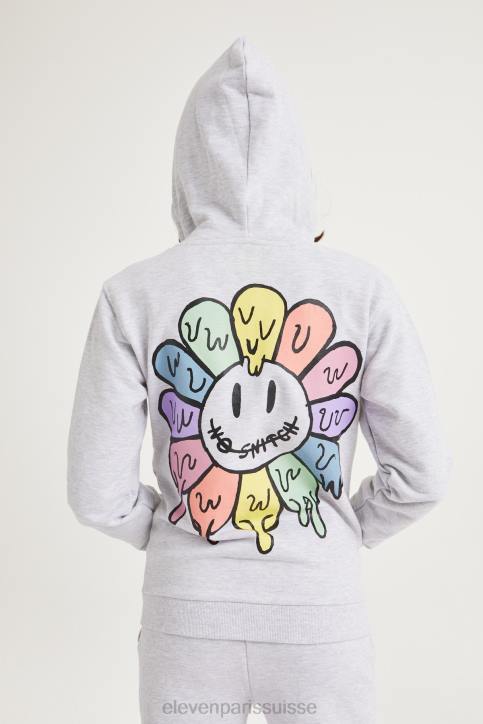 Eleven Paris lavega gris clair mélangé enfants F6Z2245 vêtements