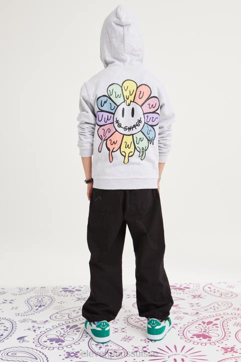 Eleven Paris lavega gris clair mélangé enfants F6Z2245 vêtements