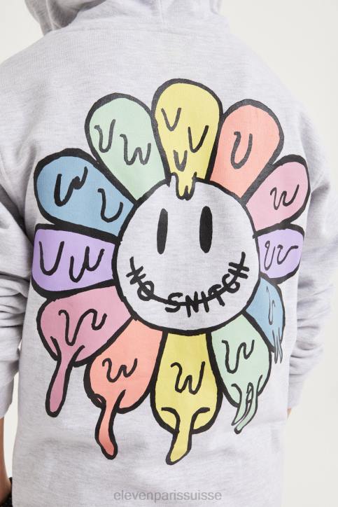 Eleven Paris lavega gris clair mélangé enfants F6Z2245 vêtements