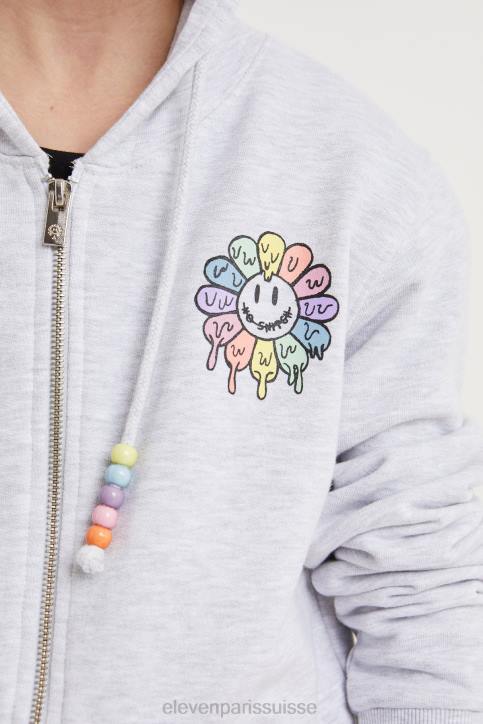 Eleven Paris lavega gris clair mélangé enfants F6Z2245 vêtements