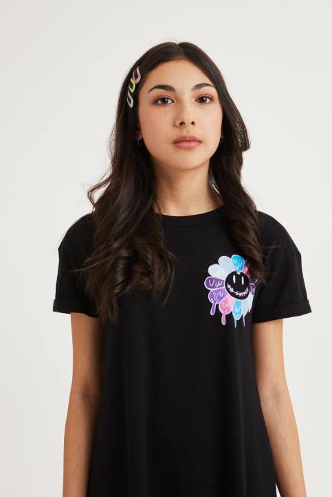 Eleven Paris Lanta noir enfants F6Z2243 vêtements