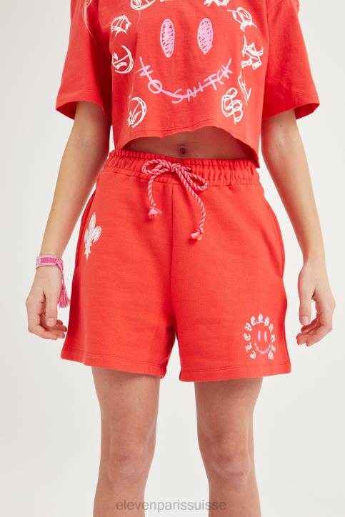 Eleven Paris Larusso rouge coquelicot enfants F6Z2199 vêtements