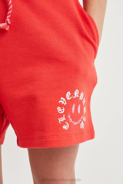 Eleven Paris Larusso rouge coquelicot enfants F6Z2199 vêtements