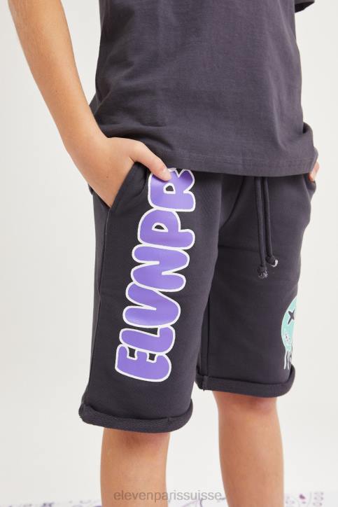 Eleven Paris Loukas noir délavé enfants F6Z2210 vêtements