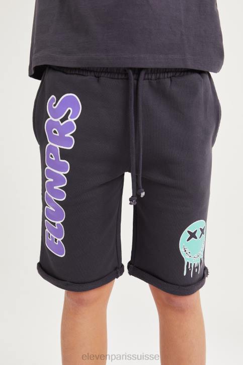 Eleven Paris Loukas noir délavé enfants F6Z2210 vêtements