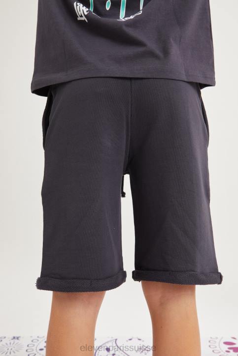 Eleven Paris Loukas noir délavé enfants F6Z2210 vêtements