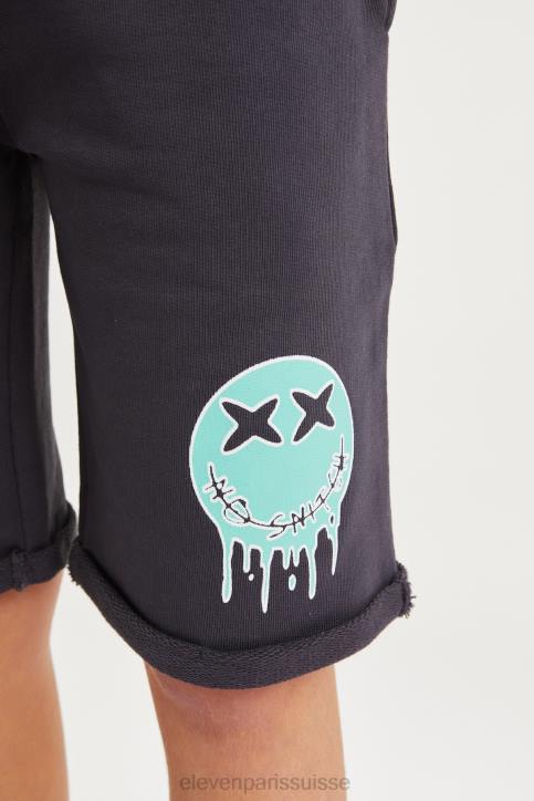 Eleven Paris Loukas noir délavé enfants F6Z2210 vêtements