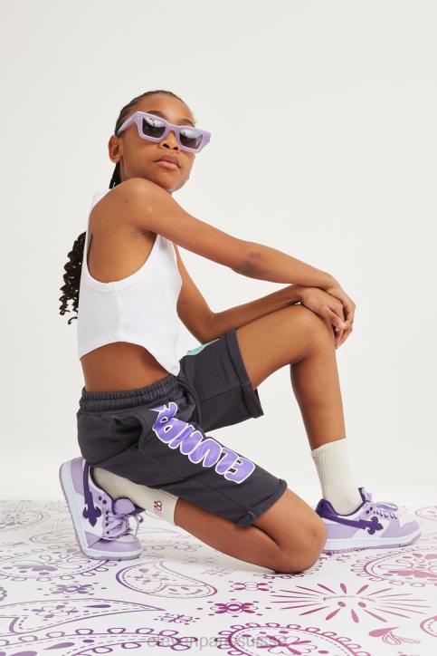 Eleven Paris Loukas noir délavé enfants F6Z2210 vêtements