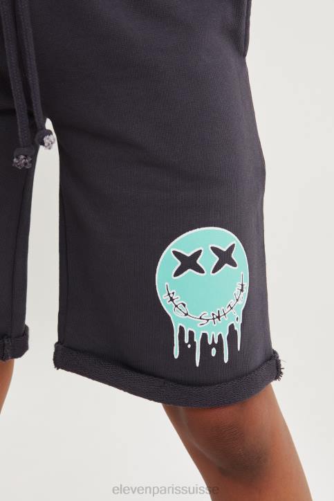 Eleven Paris Loukas noir délavé enfants F6Z2210 vêtements