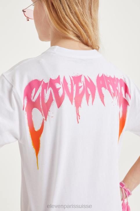 Eleven Paris Lique blanche enfants F6Z2200 vêtements