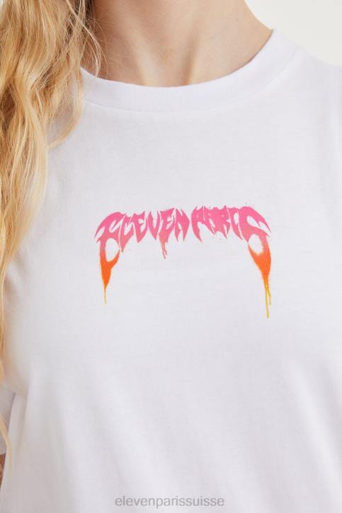 Eleven Paris Lique blanche enfants F6Z2200 vêtements