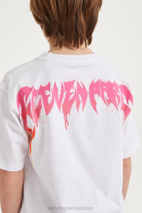 Eleven Paris Lique blanche enfants F6Z2200 vêtements