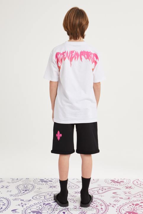 Eleven Paris Lique blanche enfants F6Z2200 vêtements