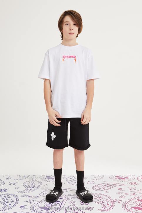 Eleven Paris Lique blanche enfants F6Z2200 vêtements