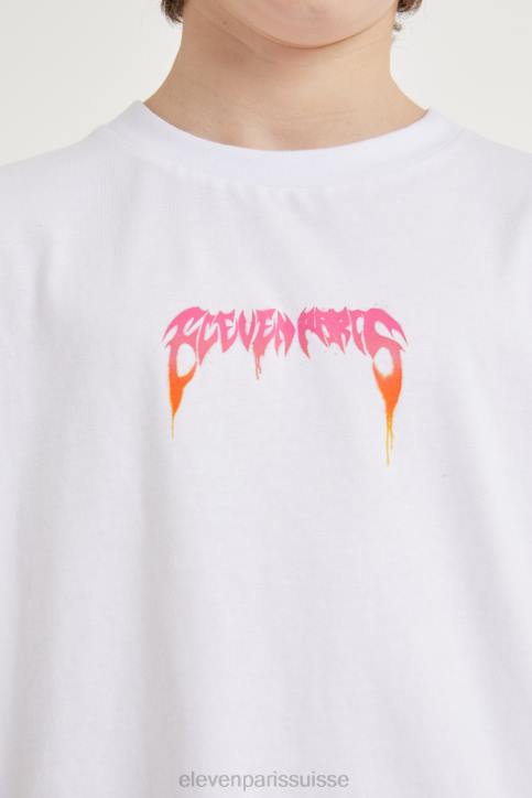 Eleven Paris Lique blanche enfants F6Z2200 vêtements