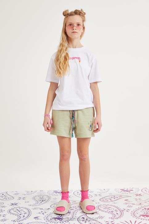 Eleven Paris Lique blanche enfants F6Z2200 vêtements