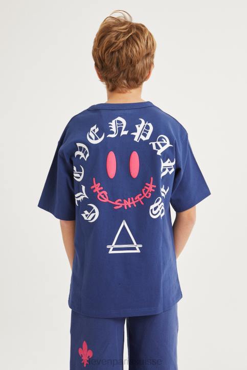 Eleven Paris bleu barque enfants F6Z2223 vêtements