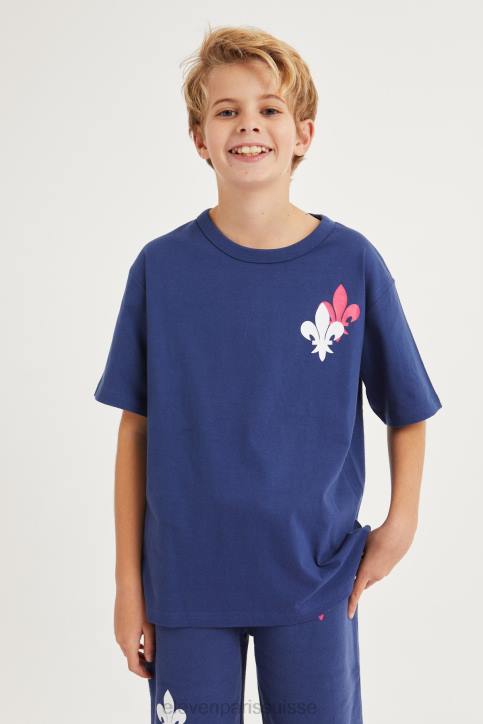 Eleven Paris bleu barque enfants F6Z2223 vêtements