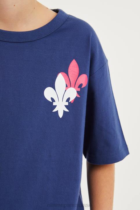 Eleven Paris bleu barque enfants F6Z2223 vêtements