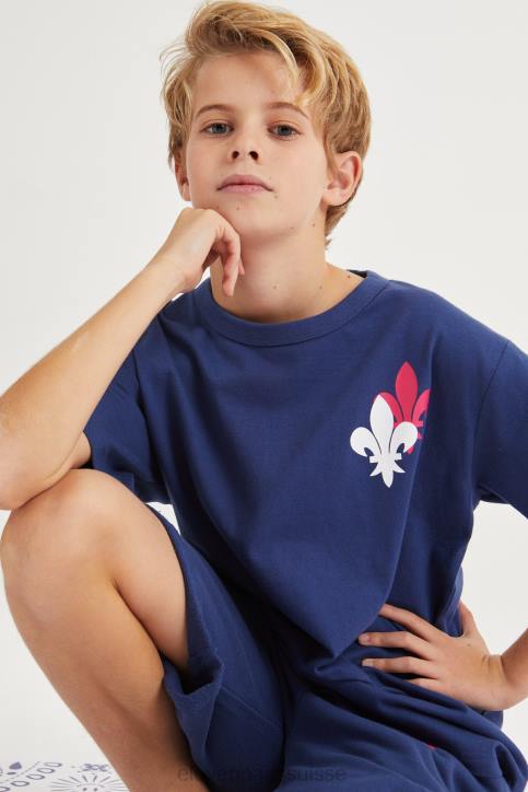 Eleven Paris bleu barque enfants F6Z2223 vêtements