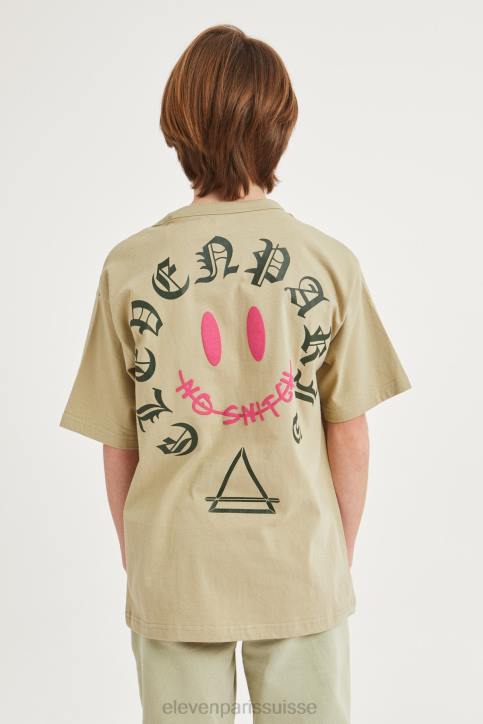 Eleven Paris kiwi barré enfants F6Z2231 vêtements