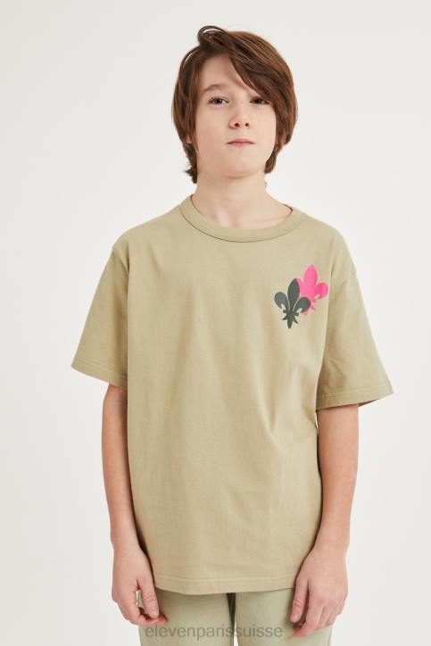 Eleven Paris kiwi barré enfants F6Z2231 vêtements