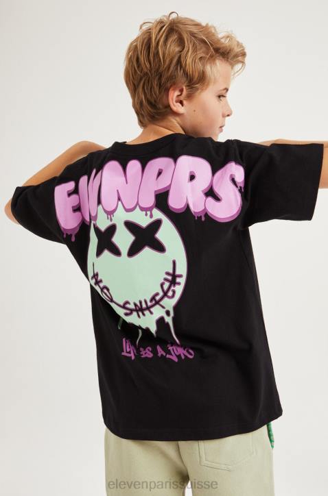 Eleven Paris lolo noir enfants F6Z2201 vêtements