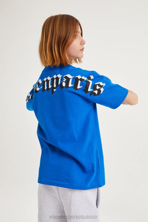 Eleven Paris tee shirt bajus bleu royal enfants F6Z2219 vêtements