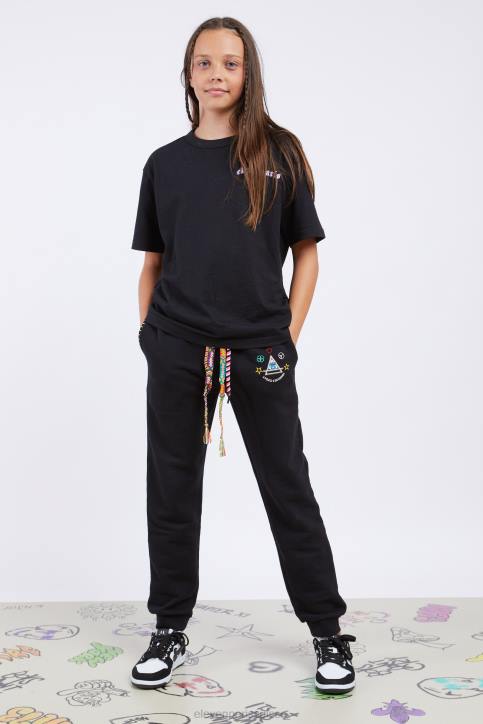 Eleven Paris tee shirt bajus noir enfants F6Z2208 vêtements