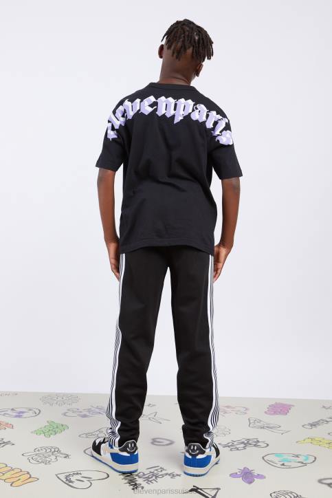 Eleven Paris tee shirt bajus noir enfants F6Z2208 vêtements