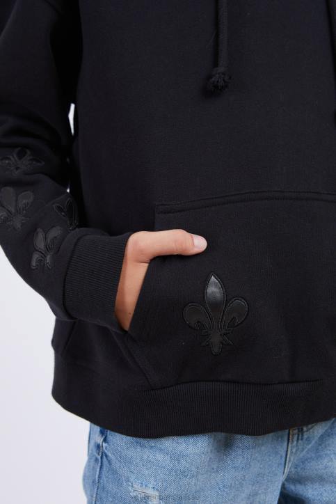 Eleven Paris Darius noir enfants F6Z2180 vêtements