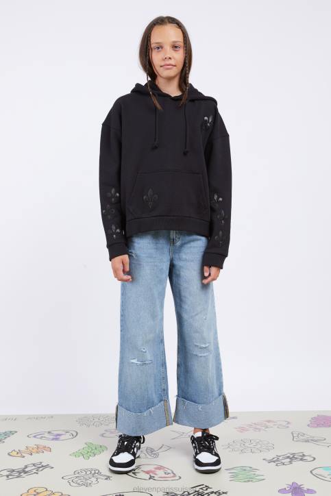 Eleven Paris Darius noir enfants F6Z2180 vêtements