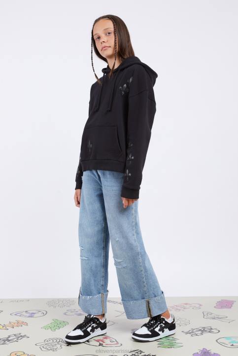 Eleven Paris Darius noir enfants F6Z2180 vêtements