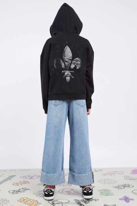 Eleven Paris Darius noir enfants F6Z2180 vêtements