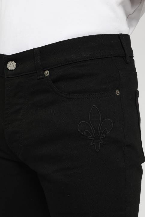 Eleven Paris jean peint Elvis Wash Hommes F6Z2111 vêtements