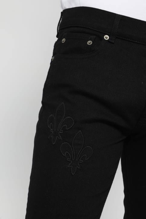 Eleven Paris jean peint Elvis Wash Hommes F6Z2111 vêtements