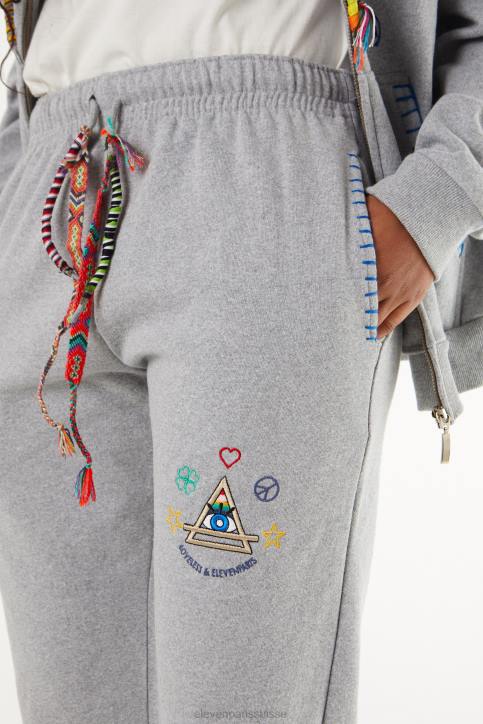 Eleven Paris mihai gris Hommes F6Z2146 vêtements