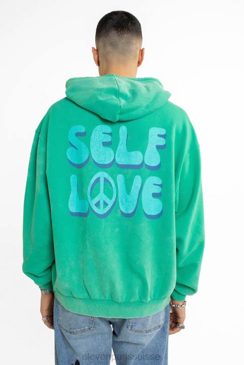 Eleven Paris Lasvegas vert foncé Hommes F6Z267 vêtements