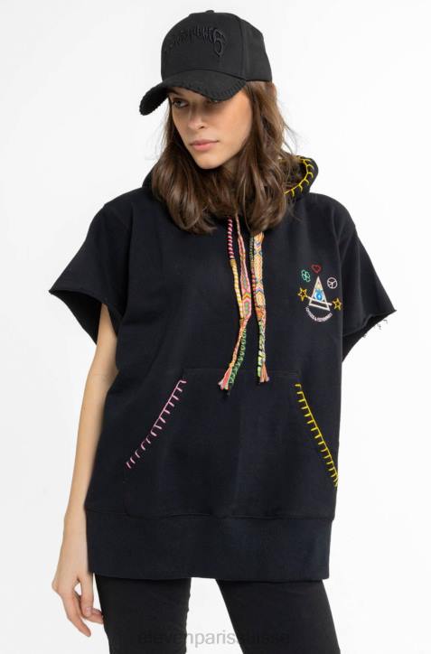 Eleven Paris aimer le noir Hommes F6Z284 vêtements