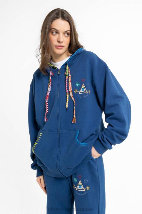 Eleven Paris bleu lune Hommes F6Z211 vêtements