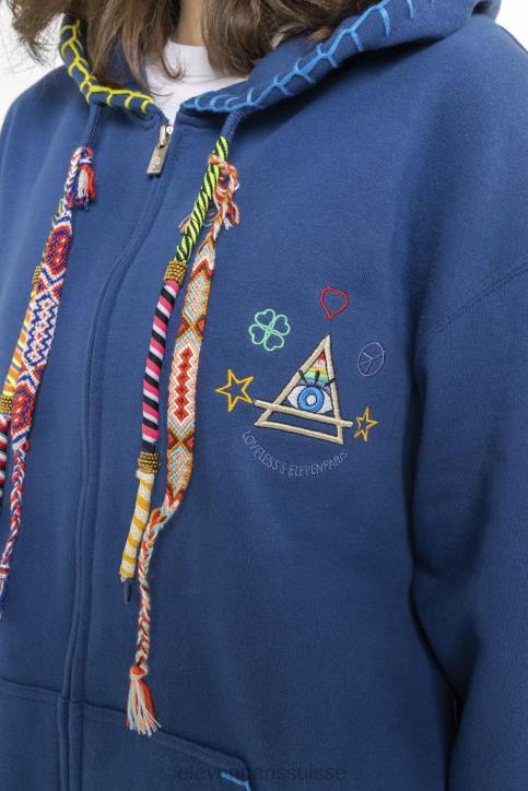 Eleven Paris bleu lune Hommes F6Z211 vêtements