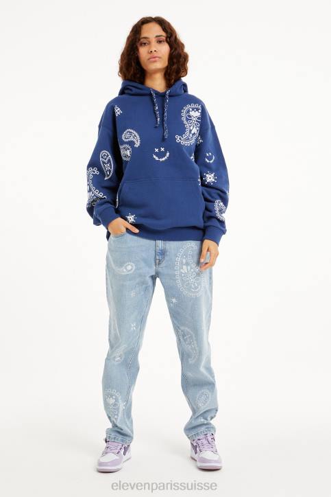 Eleven Paris bleu paresseux Hommes F6Z240 vêtements