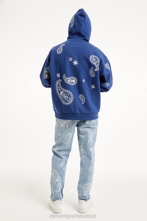 Eleven Paris bleu paresseux Hommes F6Z240 vêtements