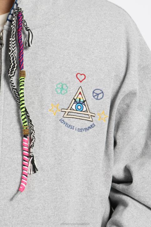 Eleven Paris gris lune Hommes F6Z2145 vêtements