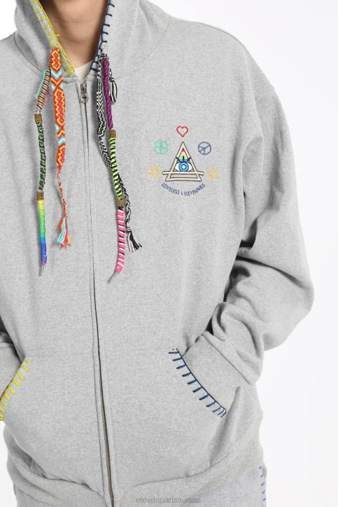 Eleven Paris gris lune Hommes F6Z2145 vêtements