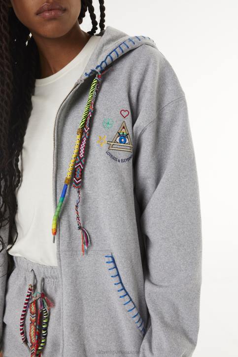 Eleven Paris gris lune Hommes F6Z2145 vêtements