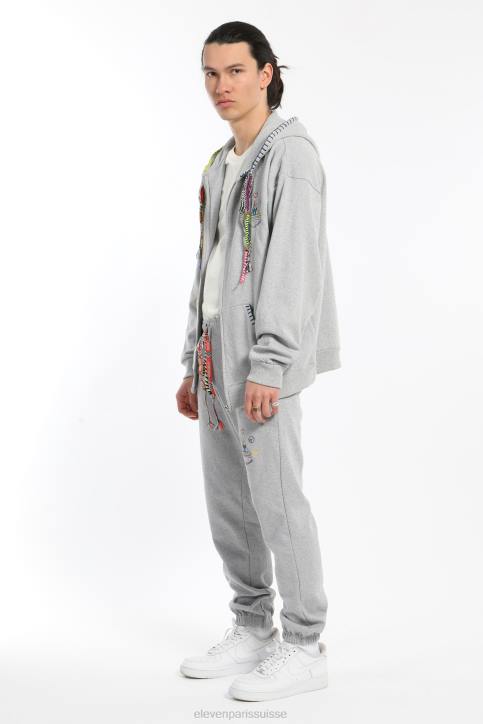 Eleven Paris gris lune Hommes F6Z2145 vêtements
